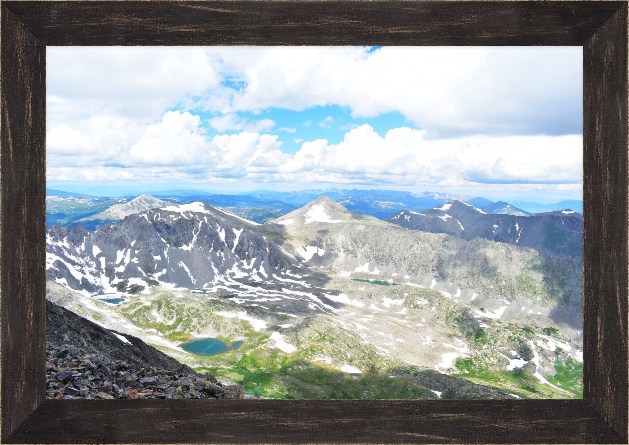 Tenmile Throne: View from Quandary Peak Summit