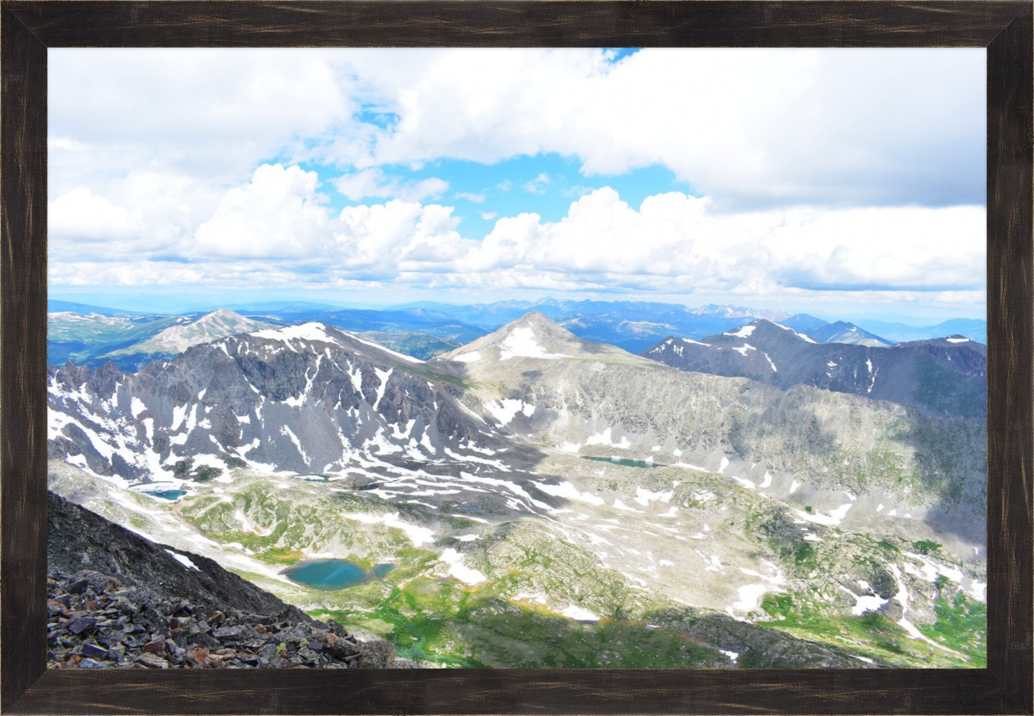 Tenmile Throne: View from Quandary Peak Summit