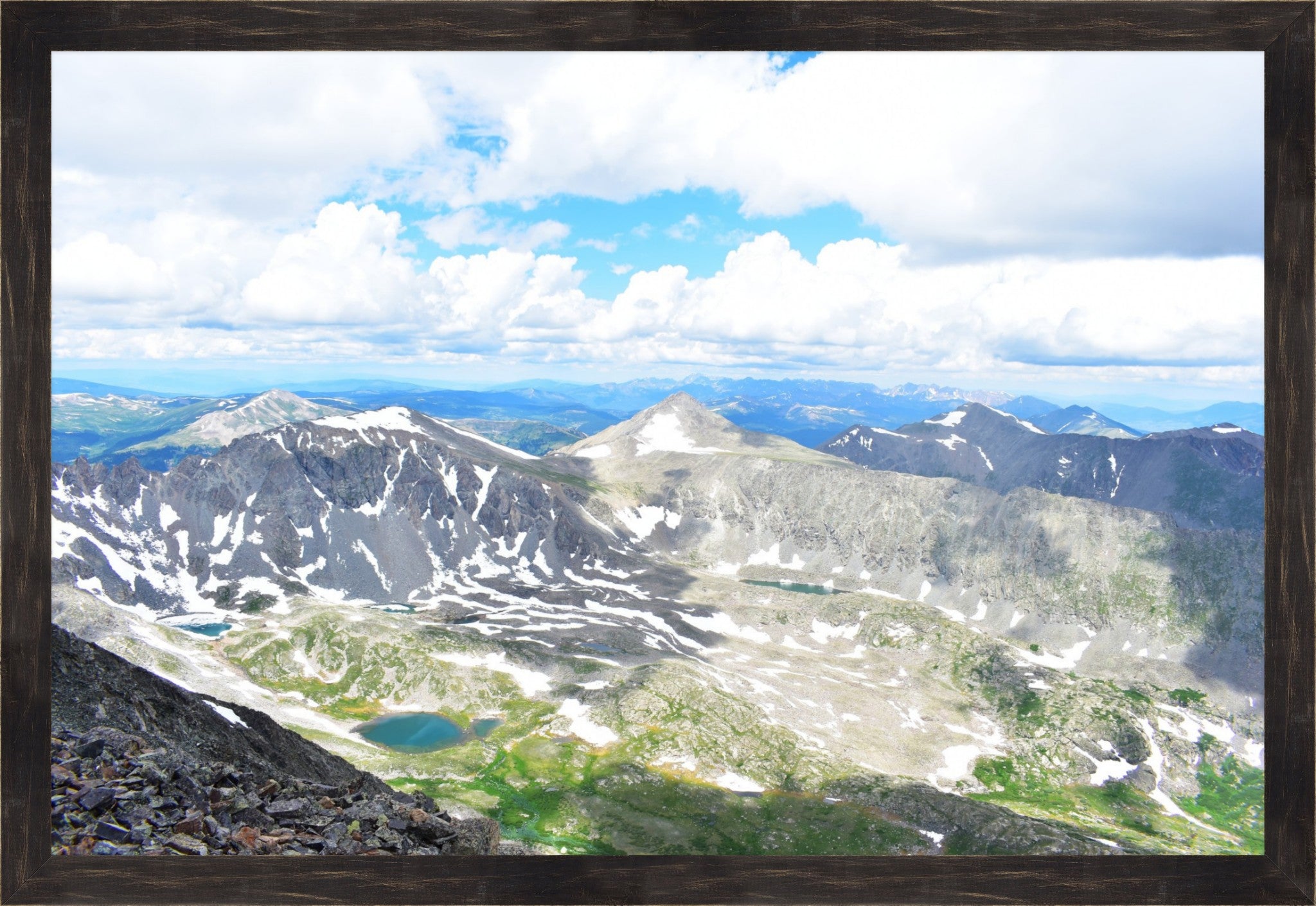 Tenmile Throne: View from Quandary Peak Summit