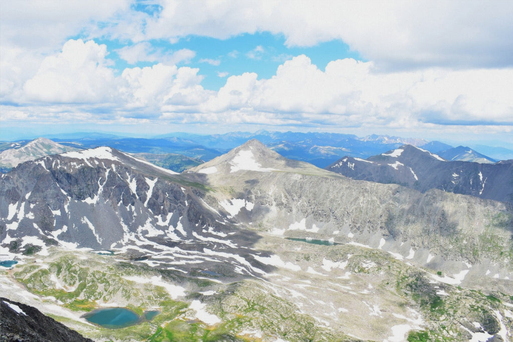 Tenmile Throne: View from Quandary Peak Summit