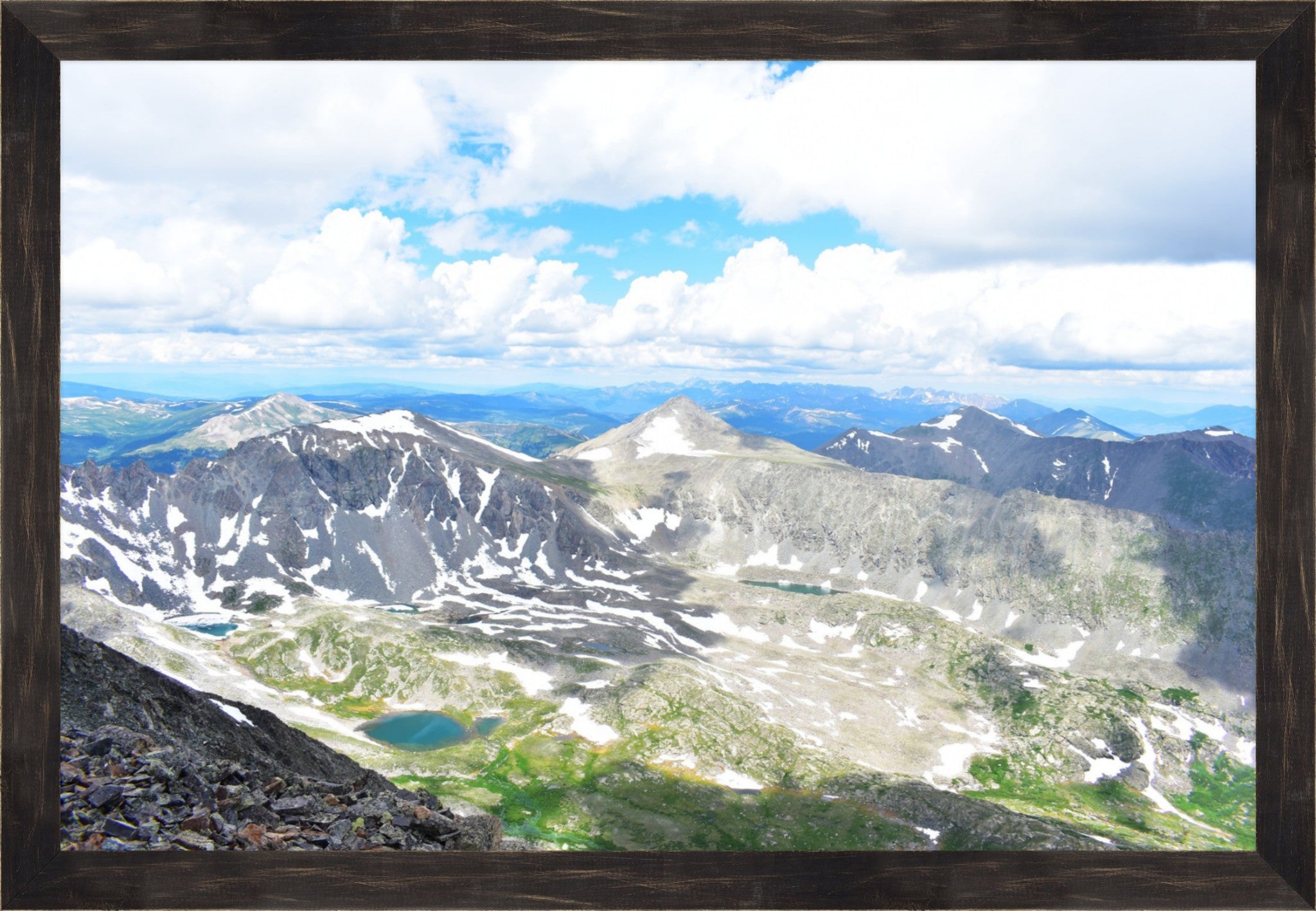 Tenmile Throne: View from Quandary Peak Summit