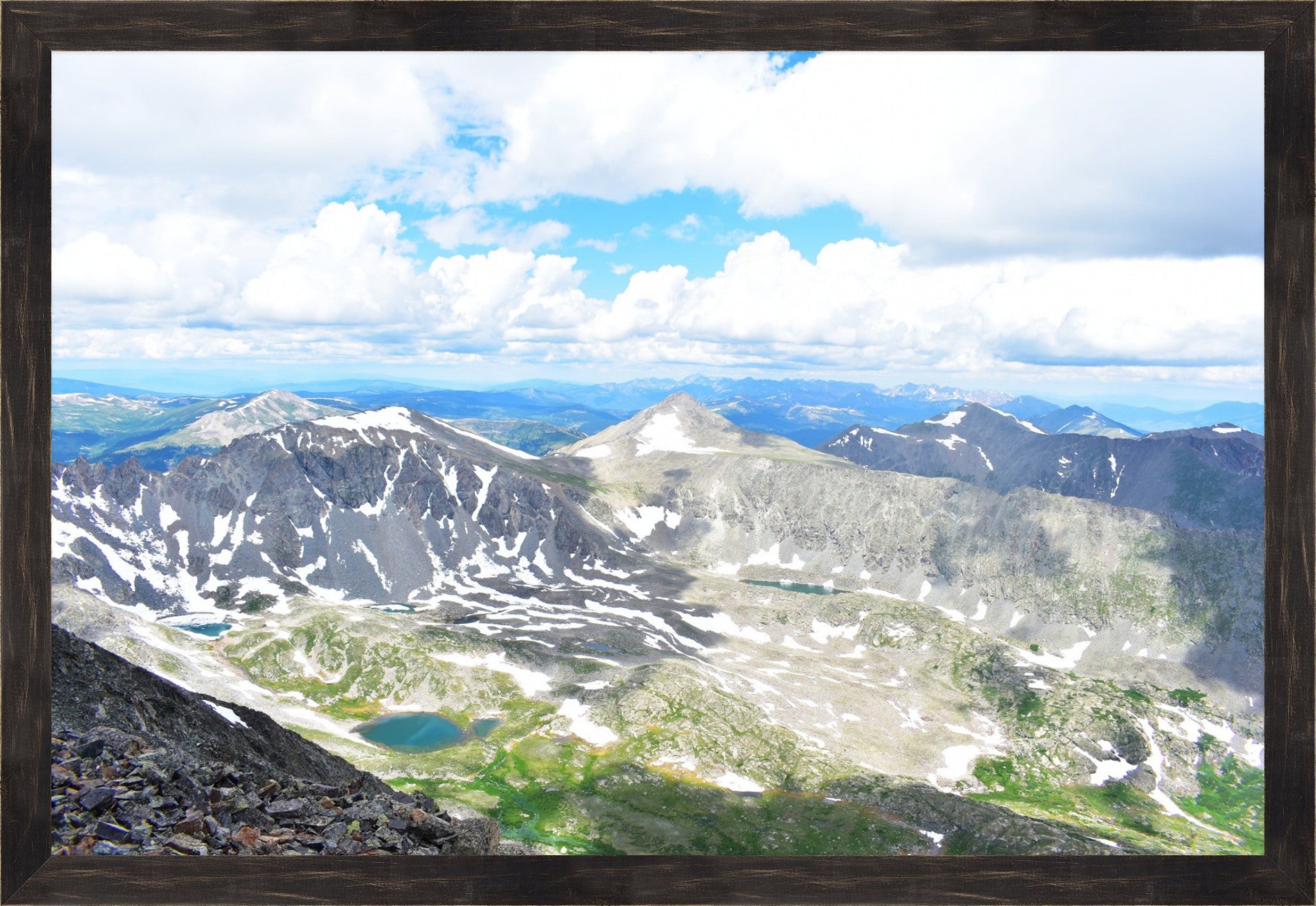 Tenmile Throne: View from Quandary Peak Summit