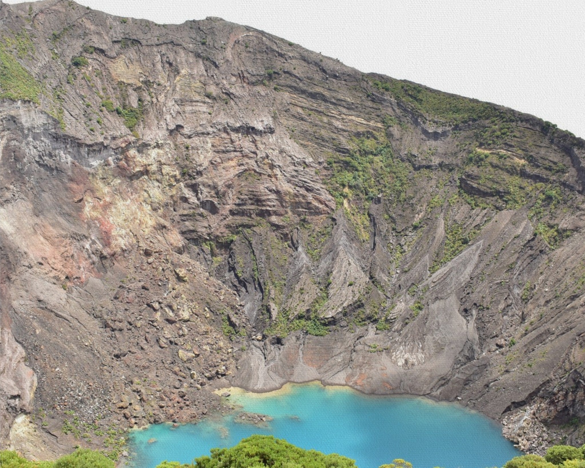 Turquoise Crater: Volcán Irazú Summit Lake