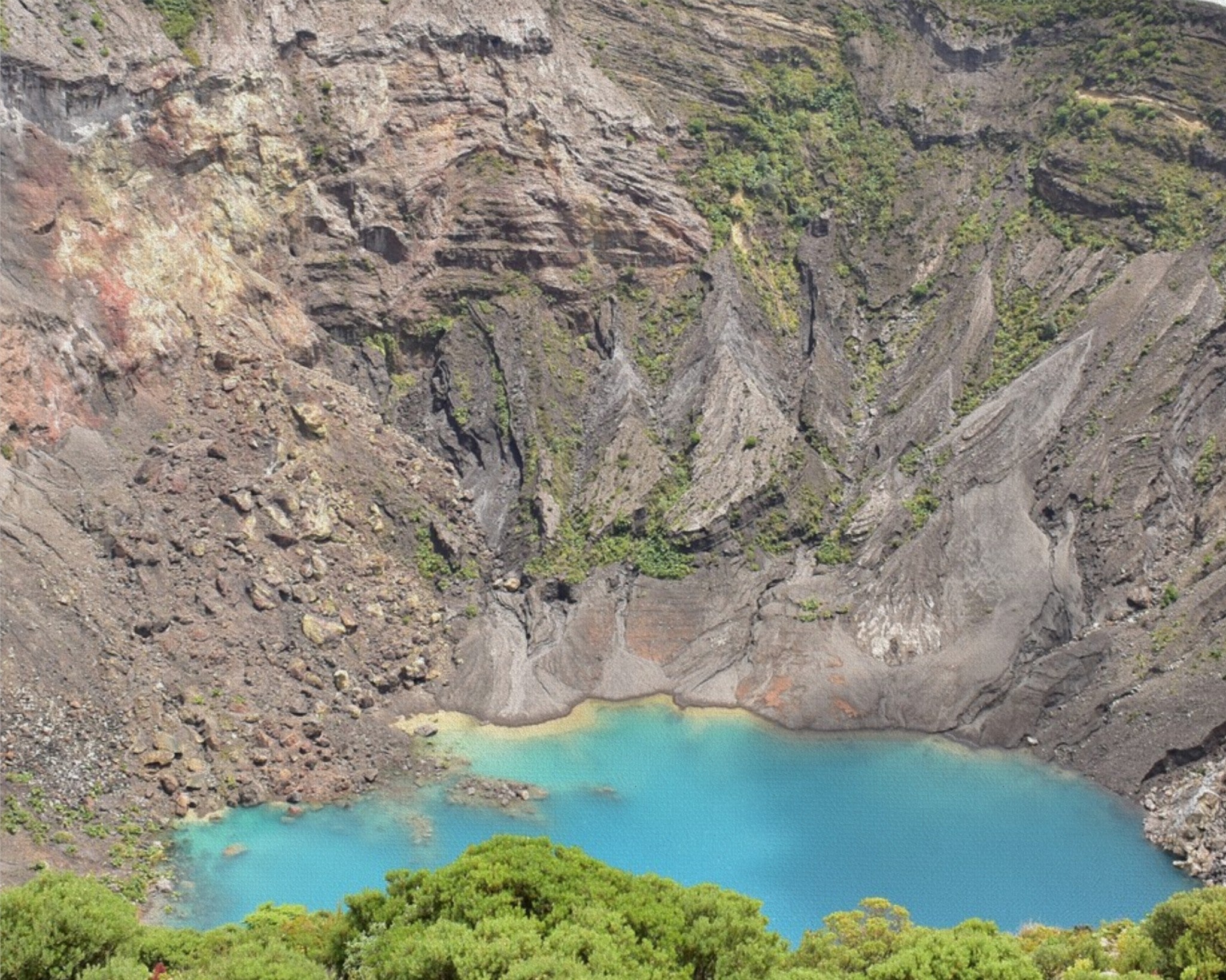 Turquoise Crater: Volcán Irazú Summit Lake