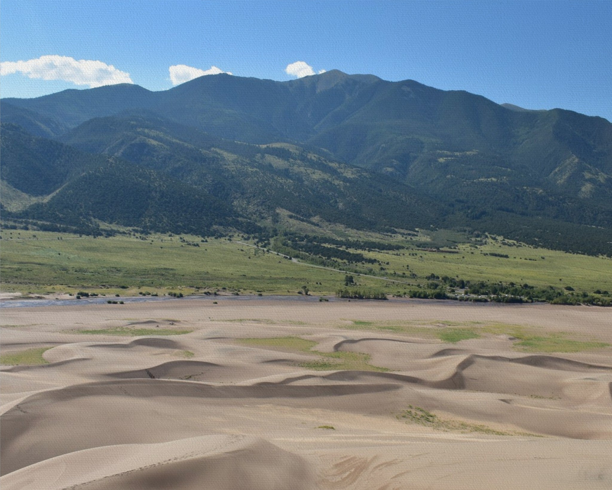 Dunes Against the Sangres: Great Sand Dunes