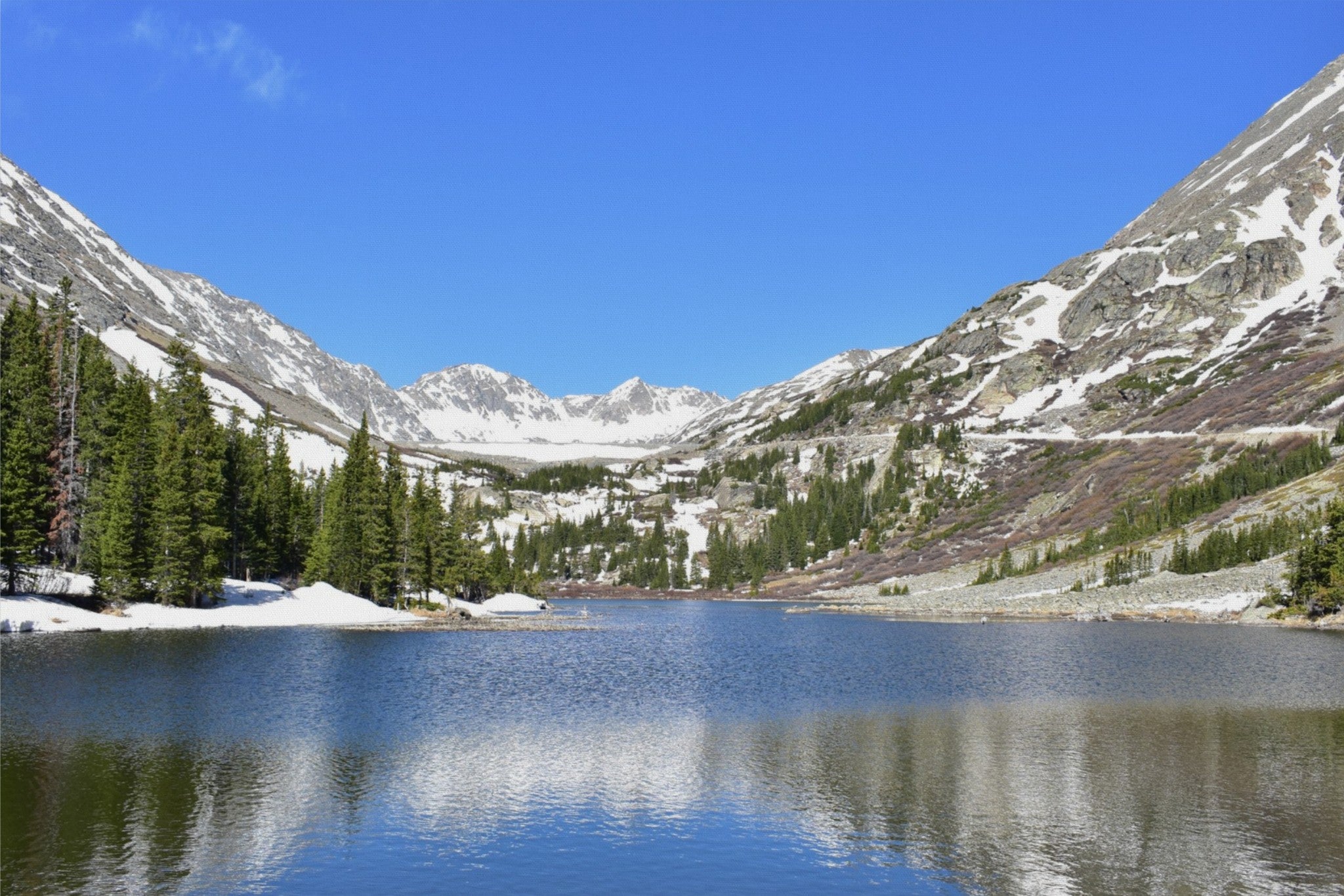 Azure Reservoir: Blue Lakes Below Quandary Peak