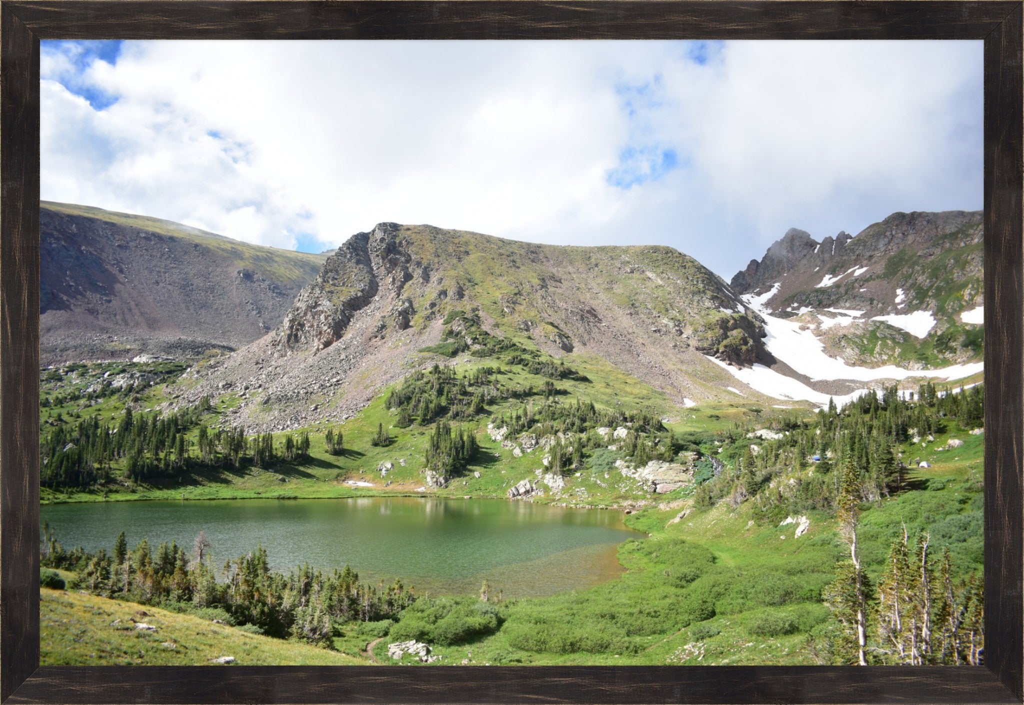 Treeline Tranquility: Rogers Peak Lake