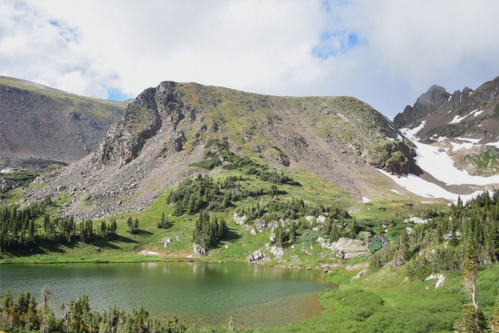 Treeline Tranquility: Rogers Peak Lake