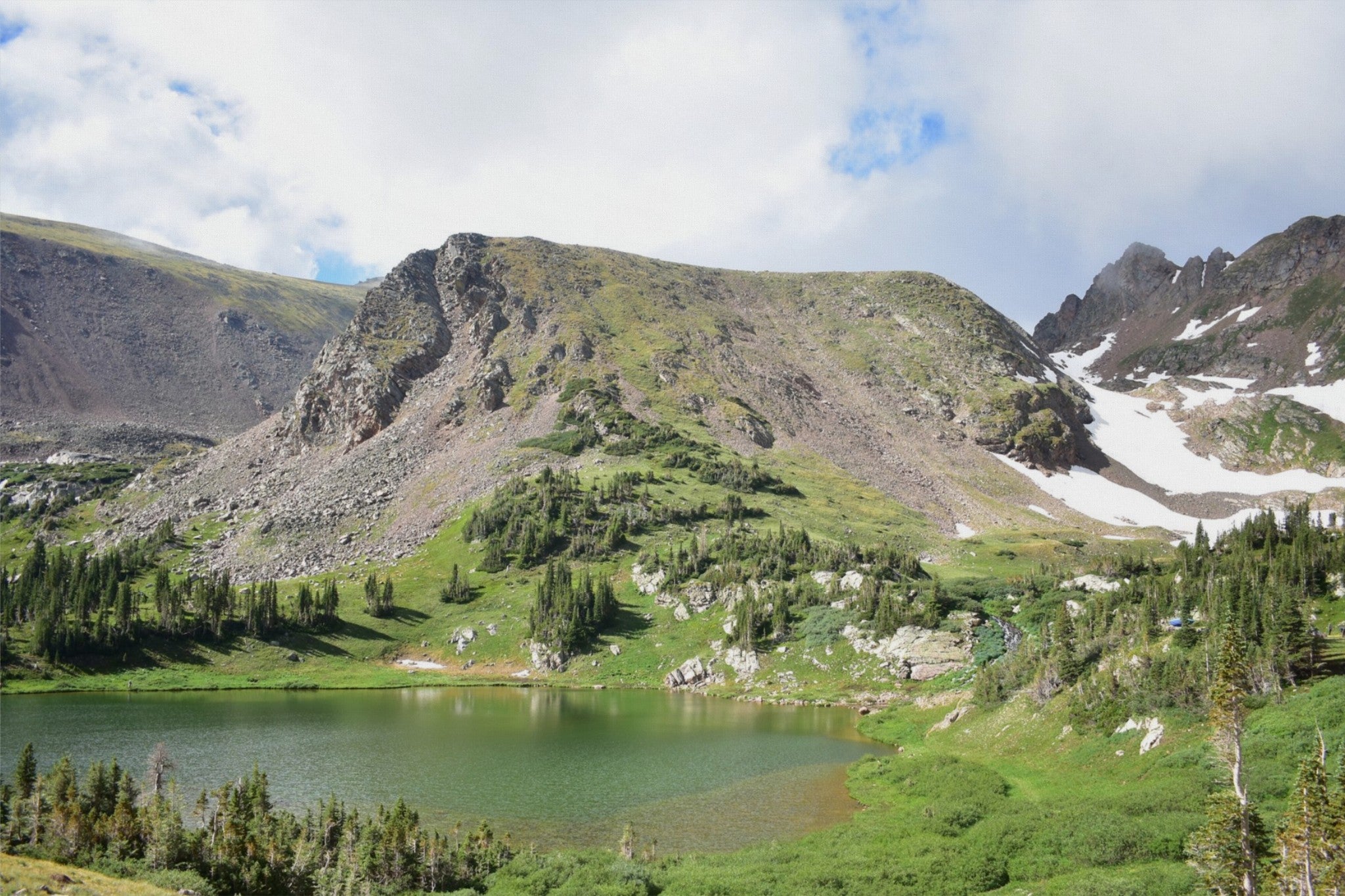 Treeline Tranquility: Rogers Peak Lake