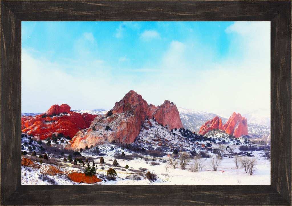 Red Rocks, White Silence