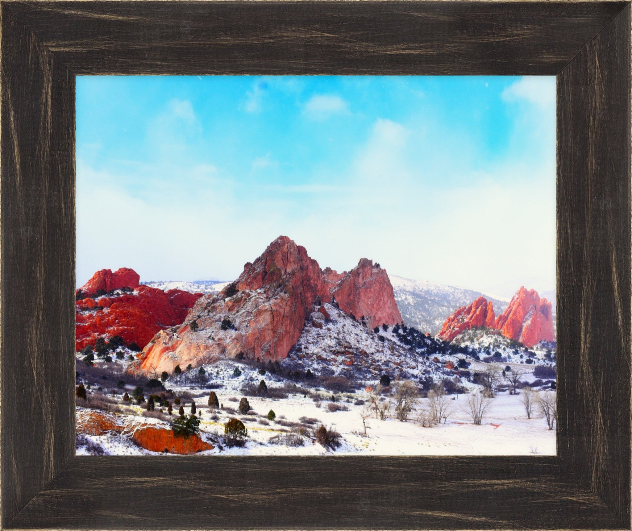 Red Rocks, White Silence