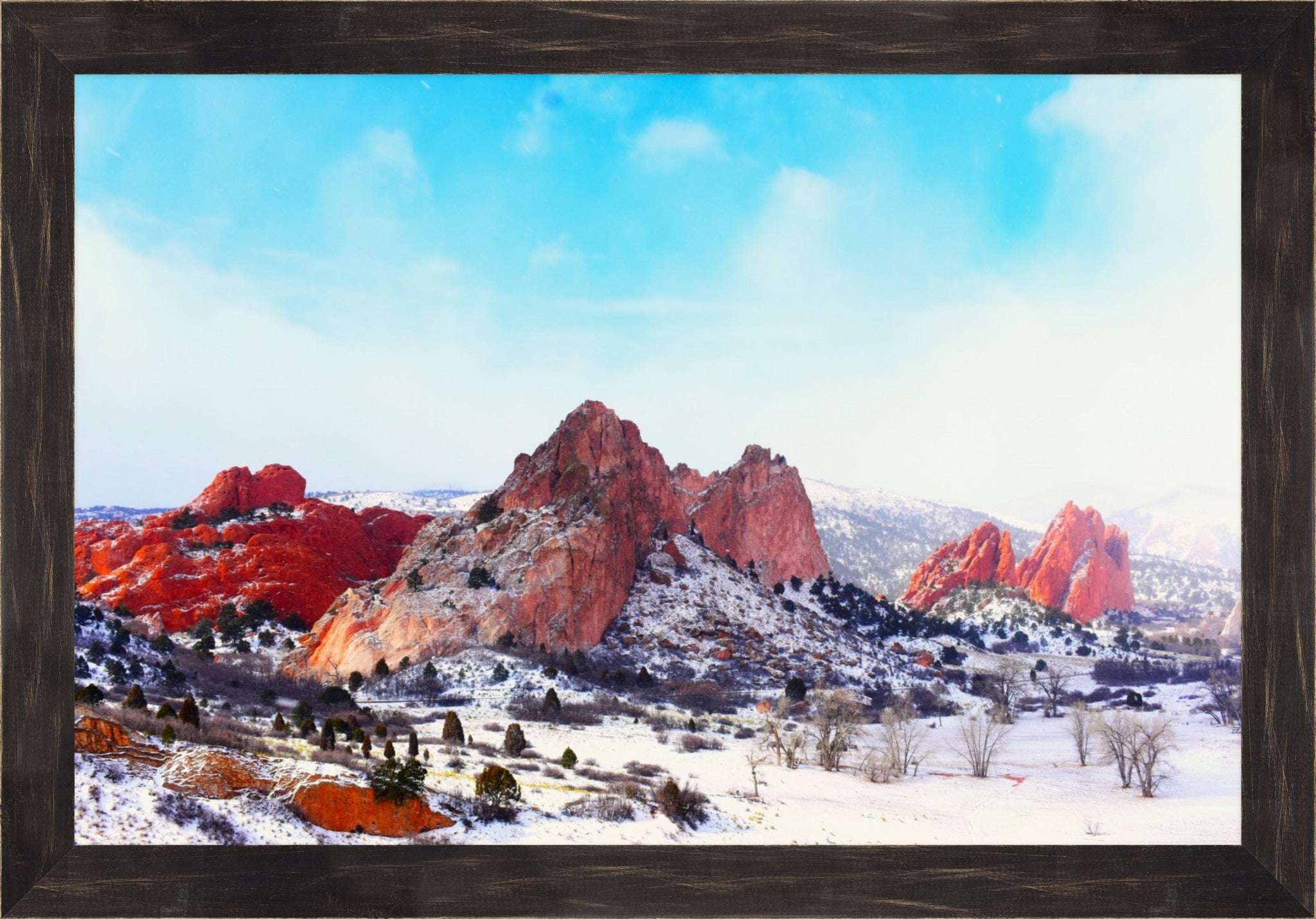 Red Rocks, White Silence