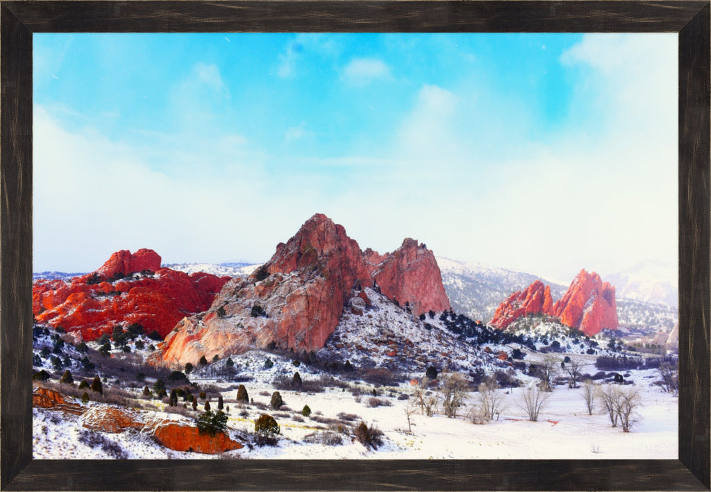 Red Rocks, White Silence