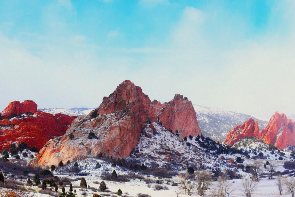 Red Rocks, White Silence