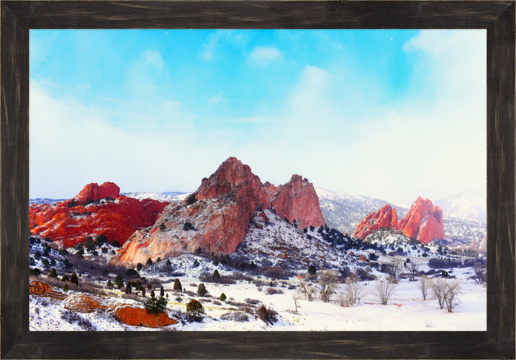 Red Rocks, White Silence