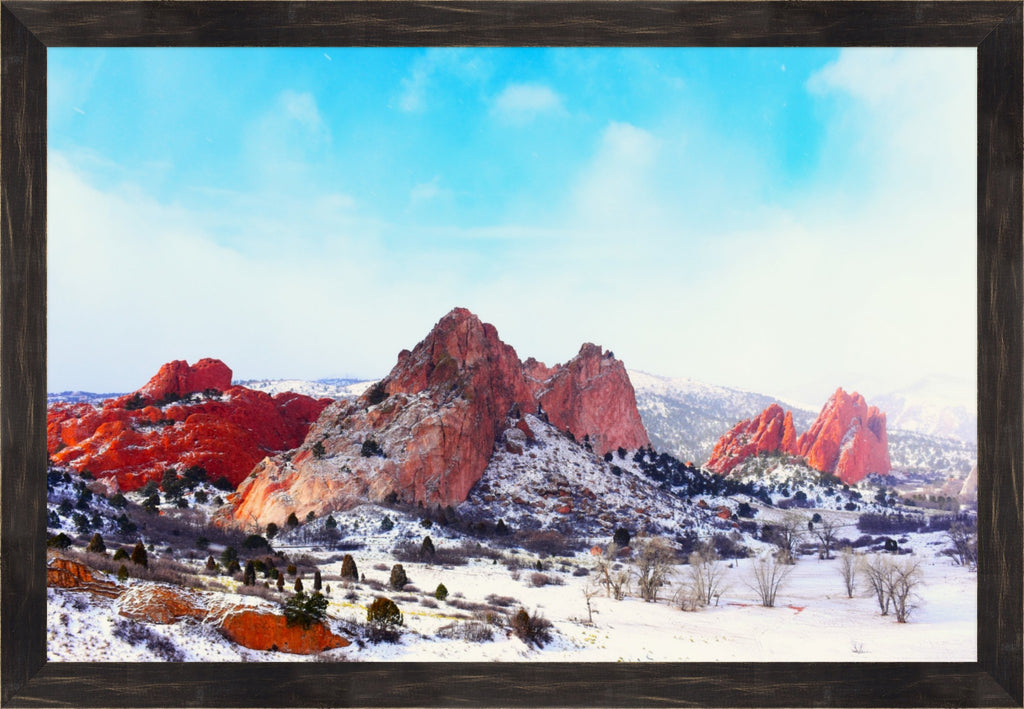Red Rocks, White Silence