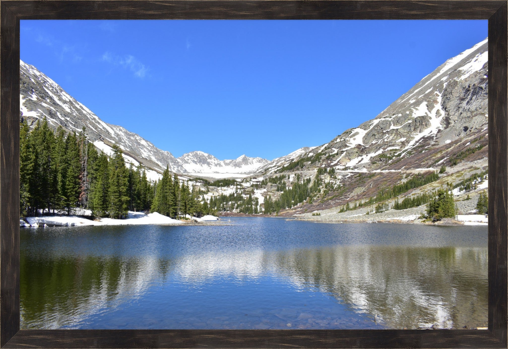 Azure Reservoir: Blue Lakes Below Quandary Peak