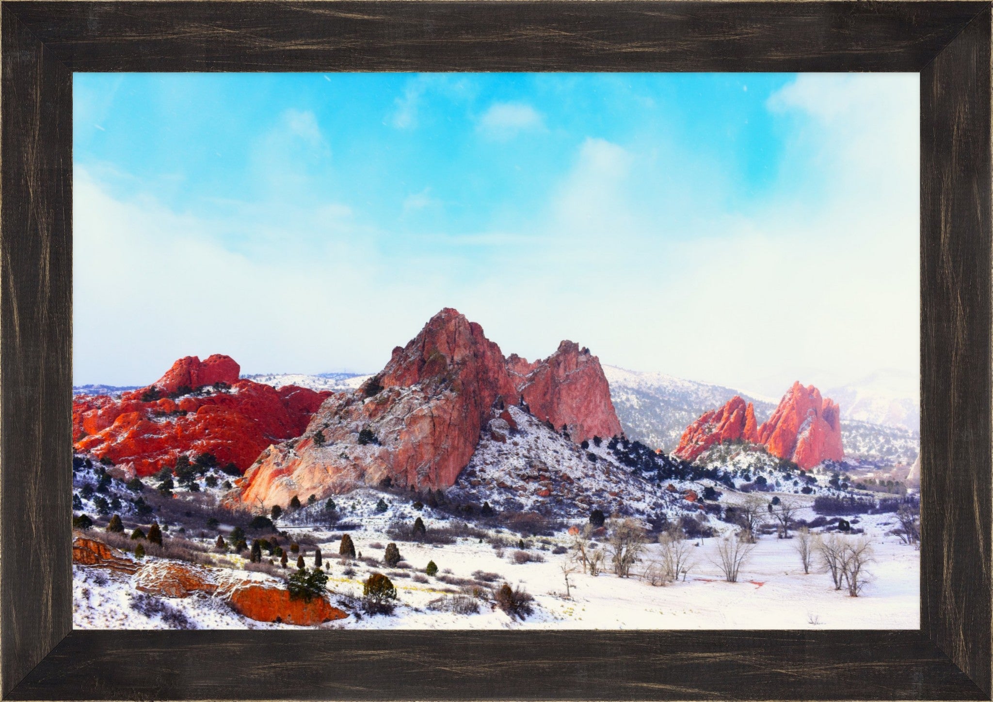 Red Rocks, White Silence