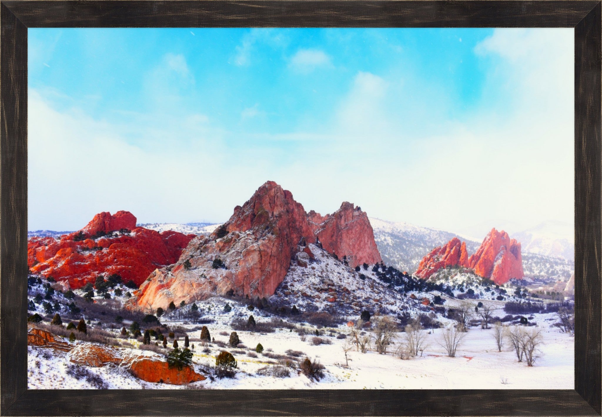 Red Rocks, White Silence