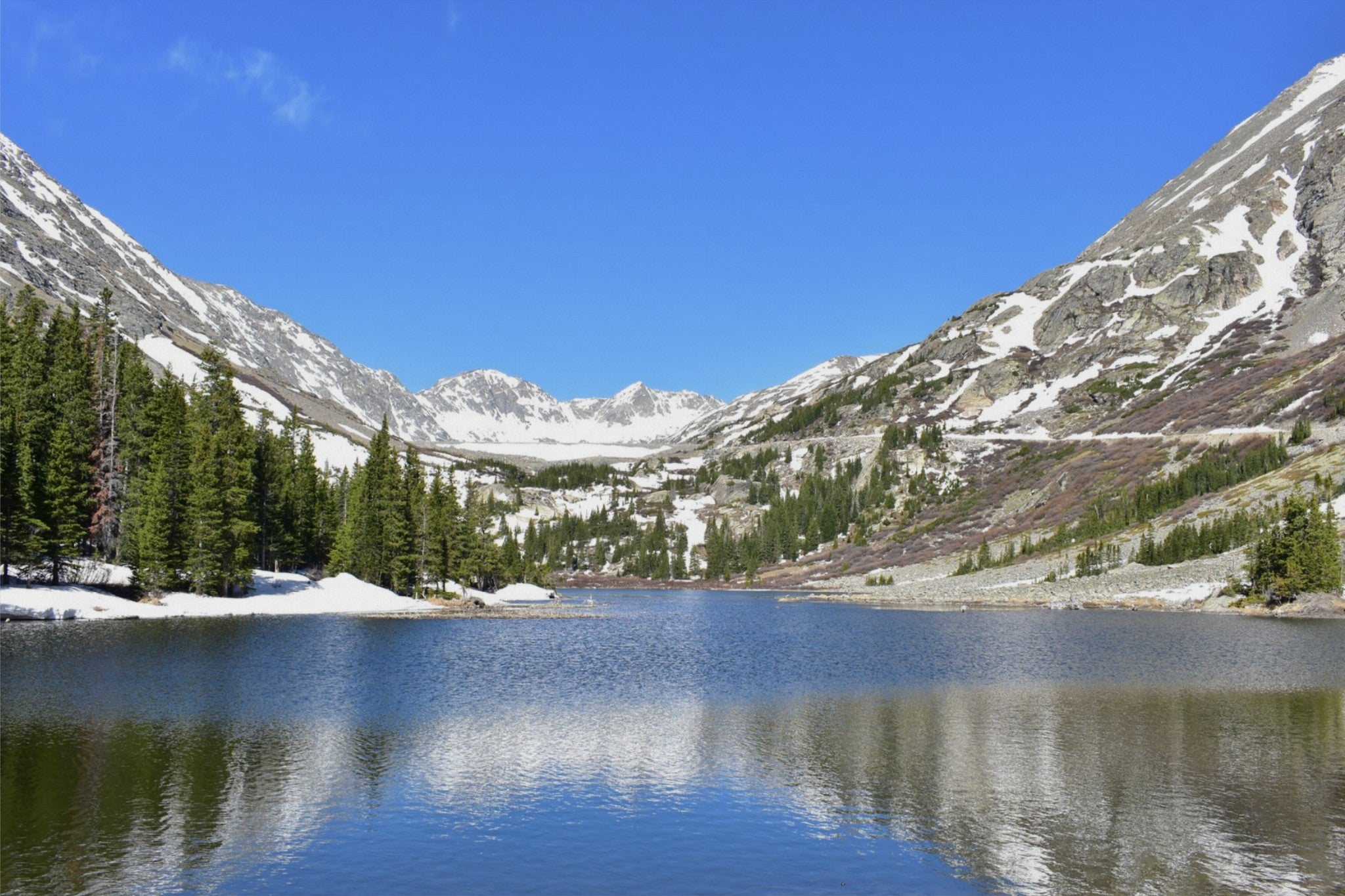 Azure Reservoir: Blue Lakes Below Quandary Peak