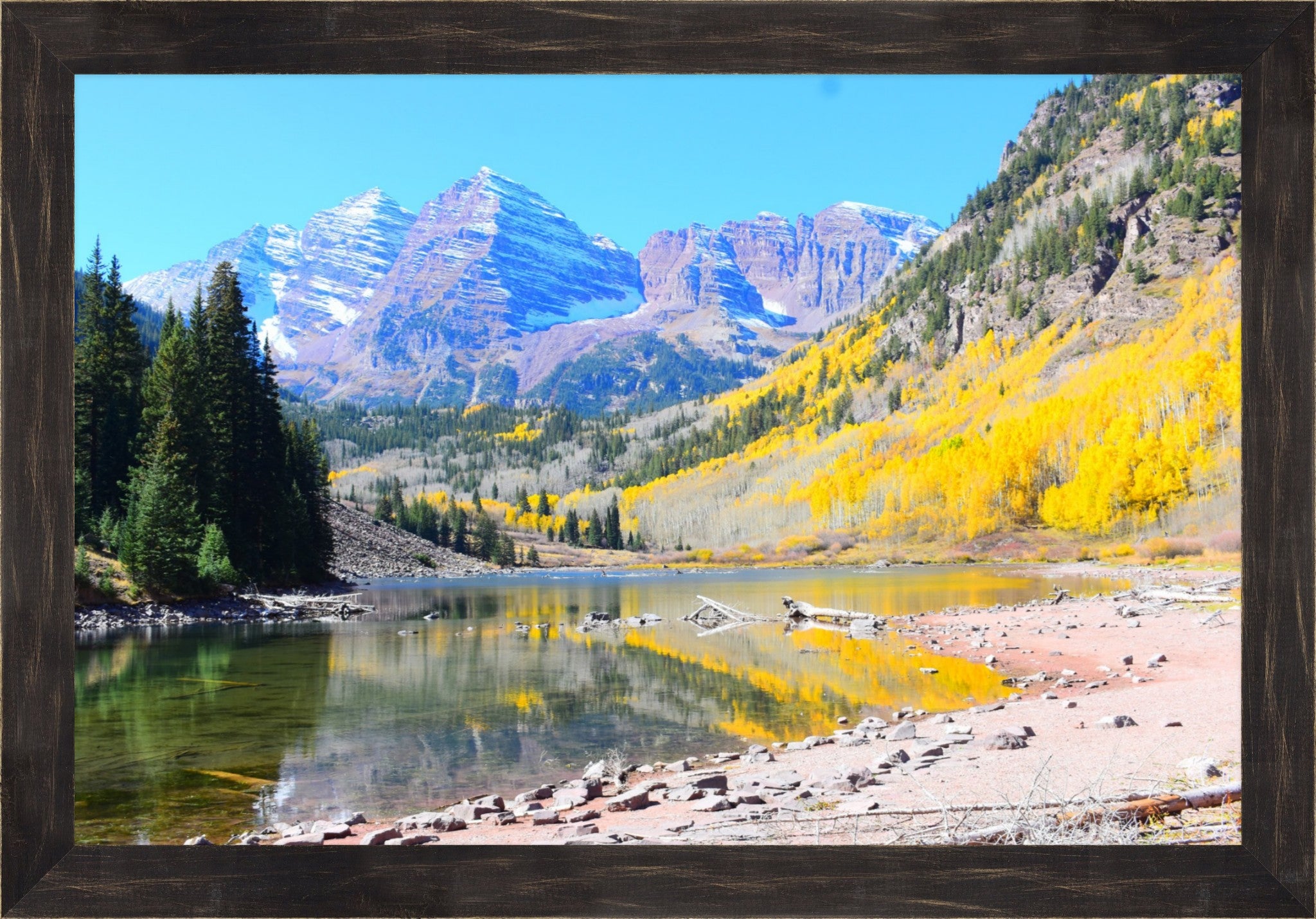 Maroon Bells: Autumn's Golden Hour