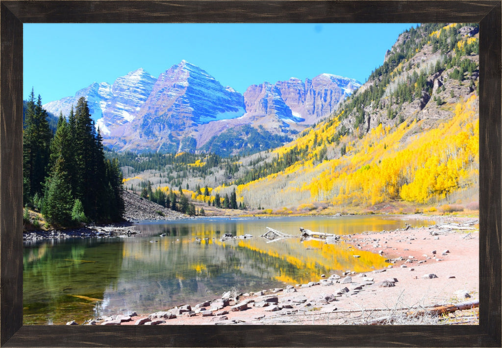 Maroon Bells: Autumn's Golden Hour