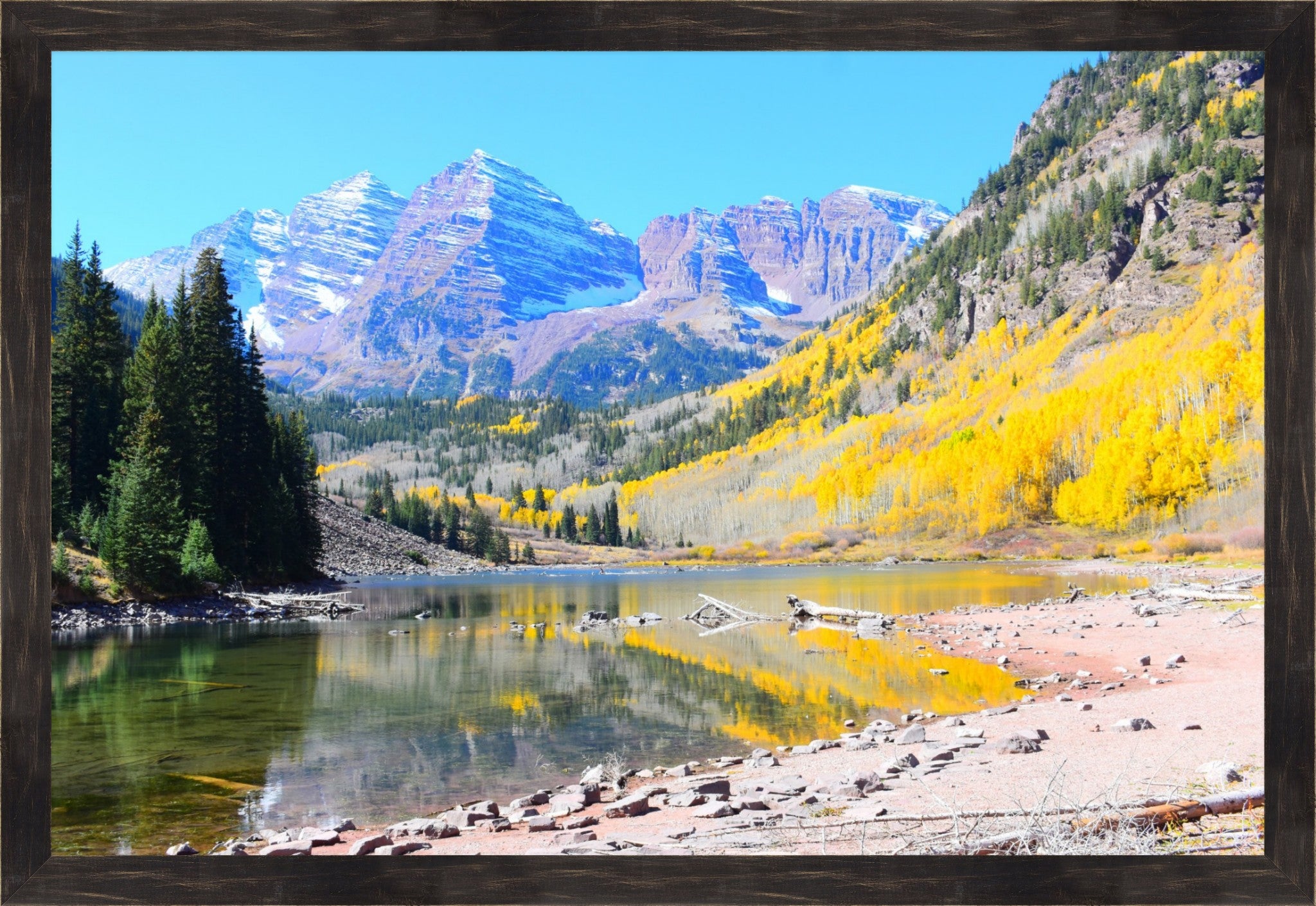 Maroon Bells: Autumn's Golden Hour