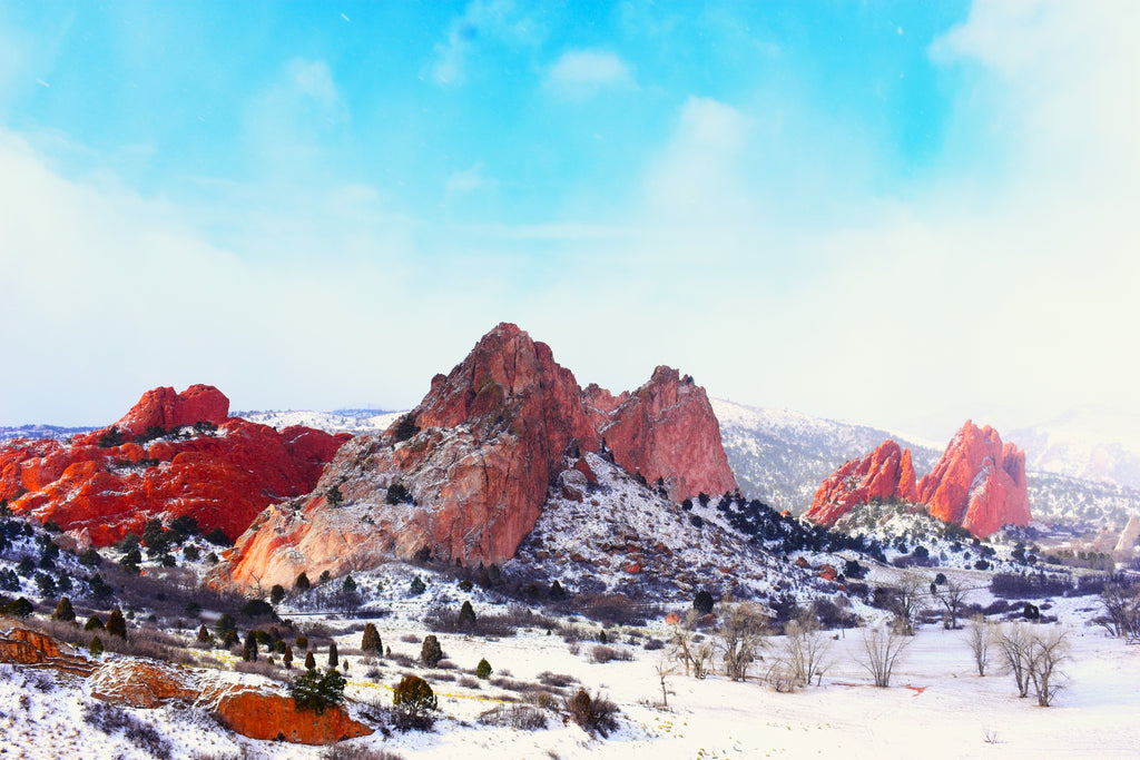 Red Rocks, White Silence