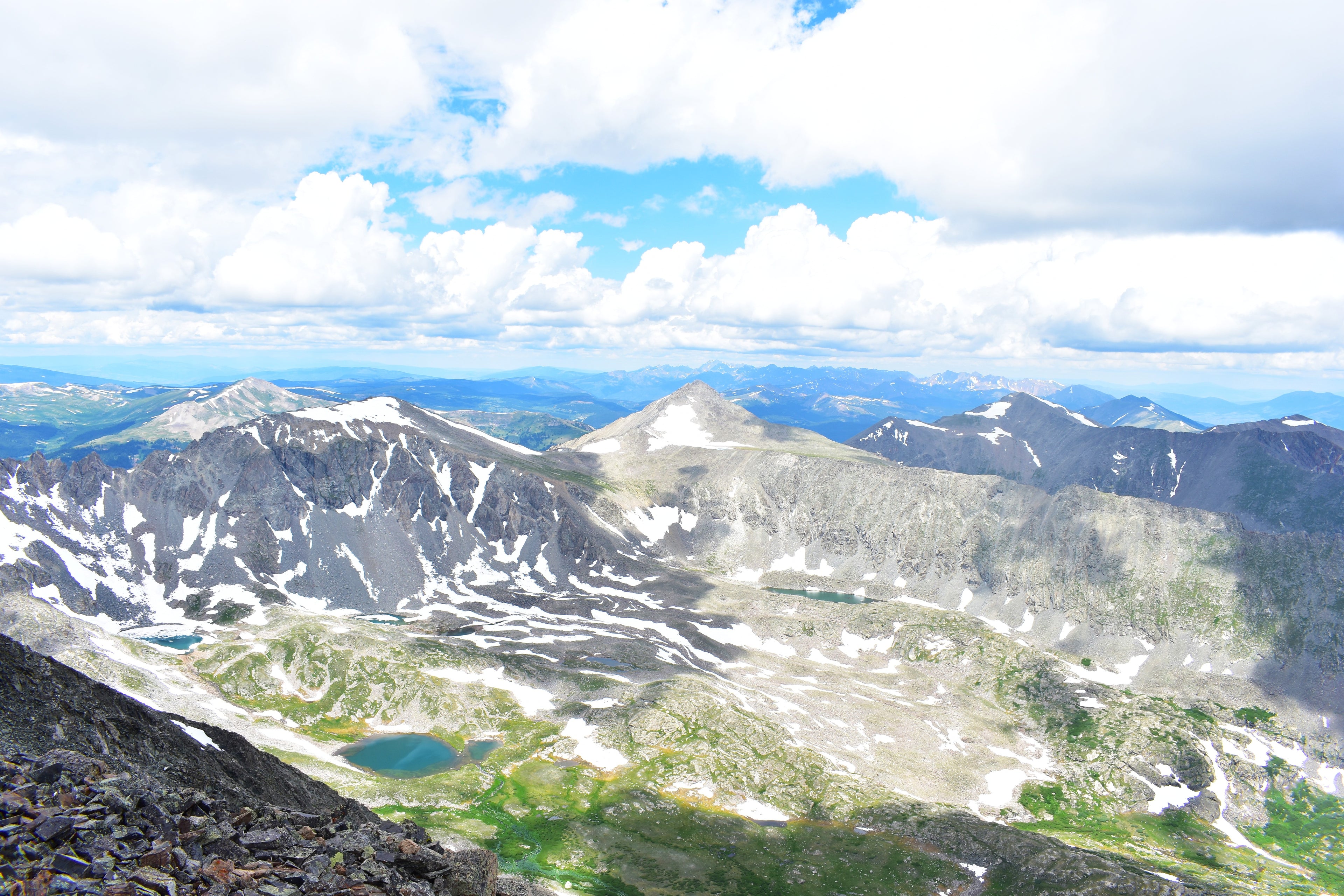 Tenmile Throne: View from Quandary Peak Summit